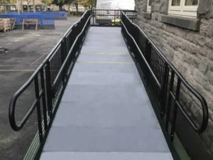 Easiramp wheelchair ramps with GRP surfaces